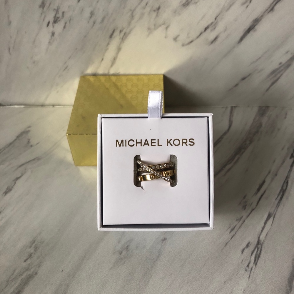 NWT Michael Kors Multi-Layered Ring - Picture 1 of 5